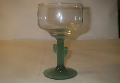 Libbey Green Cactus Stem Margarita Glass G575 • $9.99