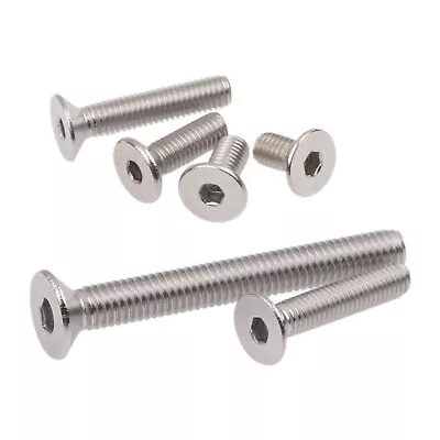 M3 M4 M5 M6 M8 Hex Countersunk Socket Head Cap Screws Stainless Steel 304 Bolts • $10.50