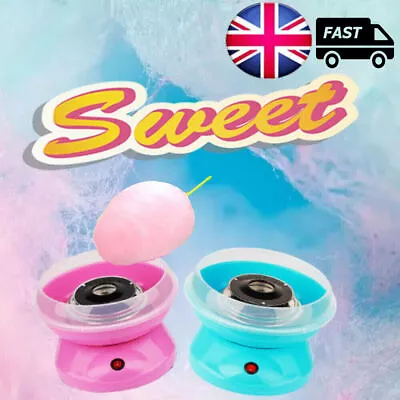 Electric DIY Sweet Cotton Candy Maker Mini Portable Cotton Sugar Fairy Floss Mar • £17.04
