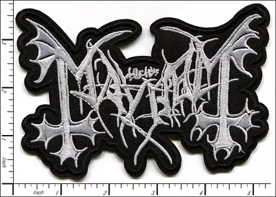 12 Pcs Embroidered Sew/Iron On Patches Mayhem Heavy Metal Band 135x95mm AP056mE • $16.58