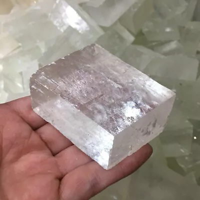 50-200g Natural Calcitee Home Iceland Spar Quartz Crystal White Raw Decoration • £5.75