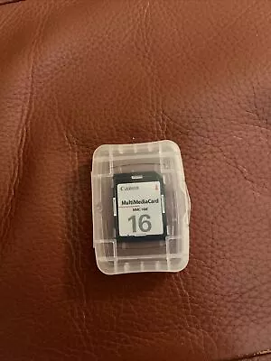 OEM Genuine CANON 16 MB MMC-16m Multi Media SD Memory Card Old Digital Camera • $5