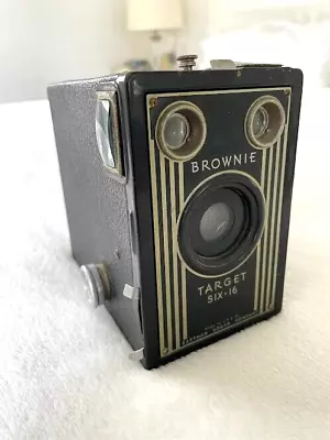 Vintage Eastman Kodak Brownie Target Six-16 BOX Camera  1950's Art Deco • $9.98