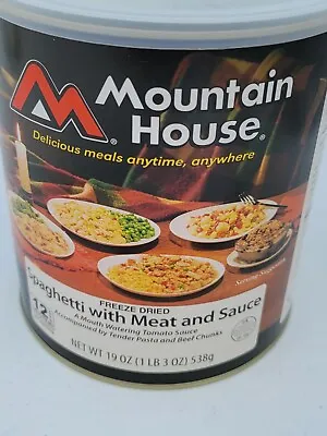 Mountain House Freeze Dried Spaghetti With Meat + Sauce  Emergency Survival Food • $44.99