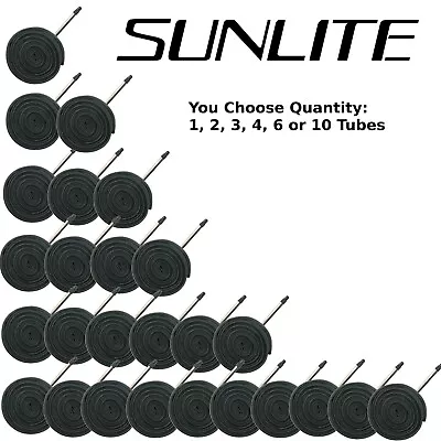 Multilot Sunlite 700x25-32 60mm Smooth Long Presta Valve Bike Tube Fits 700x28 • $9.46