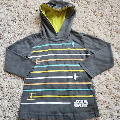 Star Wars:  X-Wing/Tie-Fighter  Hoodie Size Boys 2T Color Gray • $14.99