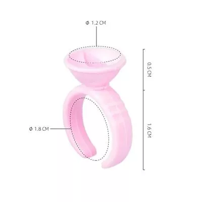 £6.99 • Buy  Pigment Glue Rings Tattoo Ink Holder S/M/L  Eyebrow Makeup Accessories Eyelash 