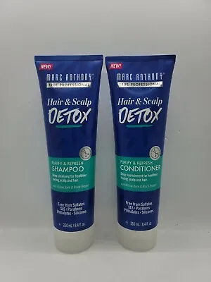 Marc Anthony Hair & Scalp Detox Purify & Refresh Shampoo & Conditioner 8.4 Fl Oz • $9