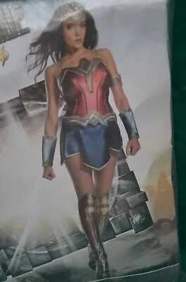 $58 • Buy Wonder Woman Med. Justice League Rubies Costume #820654- NIB, Cosplay Perfect!