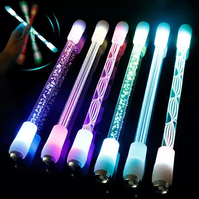 Spinner Pen LED Light Up Spinning Toys Autism Stress Relief Sensory Fidget Toys • £7.66