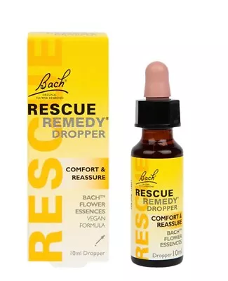 £9.69 • Buy X2 Bach Rescue Remedy Day Dropper Flower Essences 10ml Comfort & Reassure BOXED