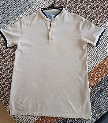 Zara Man Polo Short Sleeve Shirt Cotton Top Size M • $25