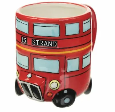 £9.95 • Buy Routemaster London Bus Retro Novelty 3d Round Coffee Mug Cup New In Gift Box Puk