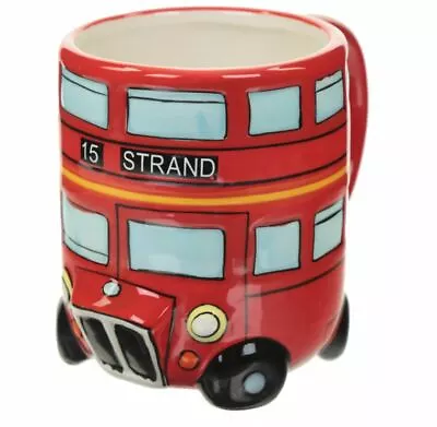 £9.95 • Buy Routemaster London Bus Retro Novelty 3d Round Coffee Mug Cup New In Gift Box Puk