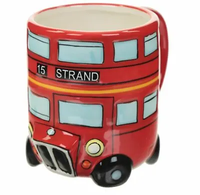 Routemaster London Bus Retro Novelty 3d Round Coffee Mug Cup New In Gift Box Puk • £9.45