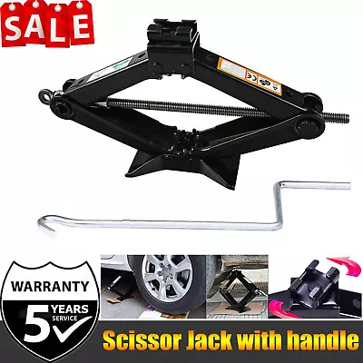 $28.80 • Buy OEM Hand Operated Scissor Jack Lift 2 Ton W/ Handle Crank Car Tire Repair Tool