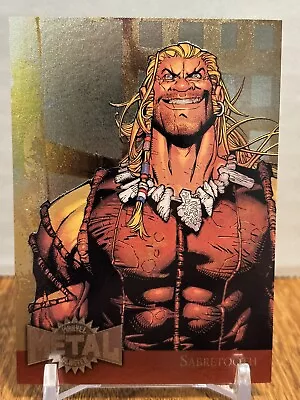 2015 Marvel Fleer Retro Metal Blaster Sabertooth #33 • $9.99