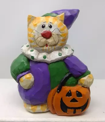 Midwest Cannon Falls Resin Halloween Cat In Clown Costume • $12.99