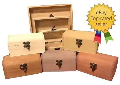 £10 • Buy Large Engraved Wooden Boxes Small Personalised Painted Keepsake Wood Gift Box