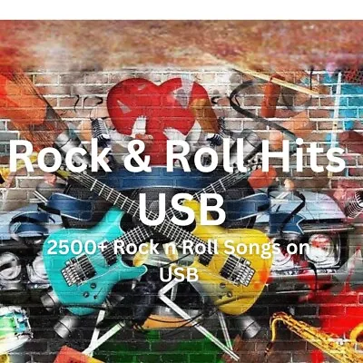 Rock N Roll Music USB Flash Hard Drive 5000+ Songs  Rock Hits Collection  • $34.99