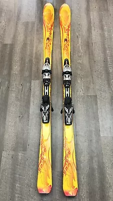 K2 Burnin' Luv T:Nine T9 Women's Skis 167 Cm W/ Marker Ti 12.0 Bindings • $125