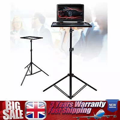 Height Adjustable Projector/Laptop Floor Stand Tall Projector Tripod 69-190cm UK • £27.55