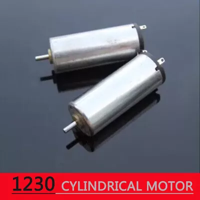 1230 Miniature DC Motor N60 Cylindrical Motor 14500 RPM High Speed Small Motor • $5.57