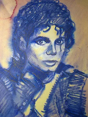 Colored Pencils Painting   Michael Jackson   • $35