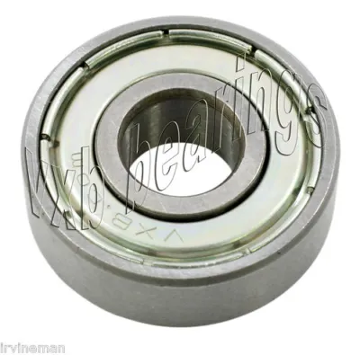 1/2 Inch Ball Bearing R8ZZ Shielded R8Z R8 Z 2Z 0.500  Axle Bore ID X OD 1-1/8  • $6.89