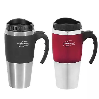 $39.99 • Buy 2 X Thermos STAINLESS STEEL VACUUM INSULATED Cafe Travel Mug Double Wall 450ML 