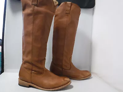 PFR Women's VTG Dolce Vita Brown Leather Mexico Tall Knee Riding Boots 6.5 7 • $29.99