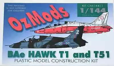 1/144 Modern Trainer : BAe Hawk T1/51  [RAF Or Swiss] #14411  : OZMODS • $16.95