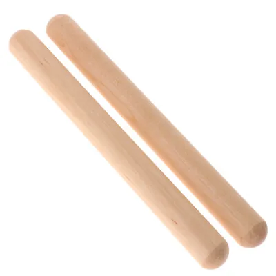 £6.16 • Buy 1 Pair Of Wood Musical Instruments Rhythm Sticks Kids Percussion Toys Gifts