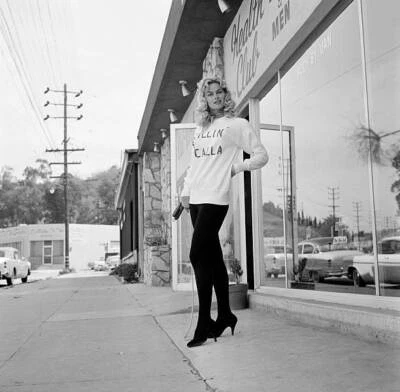 $7.65 • Buy Actress Irish Mccalla Poses In A Killin Mccalla Shirt In LA 1956 OLD PHOTO 3