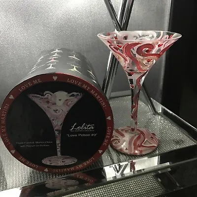 Lolita Love Potion #9 Martini Collection Glass In Box Valentines Gift • £5