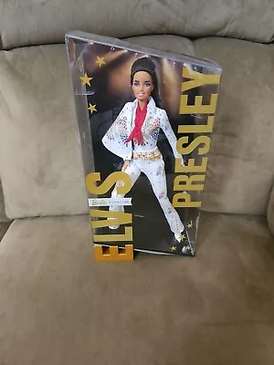 Barbie Doll As Elvis Presley In American Eagle Jumpsuit NRFB Gold Label • $40