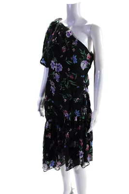 Shoshanna Womens Gia One Shoulder Dress Size 10 14769279 • $97.01