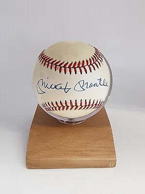 Mickey Mantle Autographed Baseball...MINT..With COA Score Board Inc. • $750