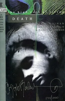 $34.95 • Buy Sandman: Death High Cost Of Living 1 2 3 Signed Bachalo LTD Set W/COA Gaiman