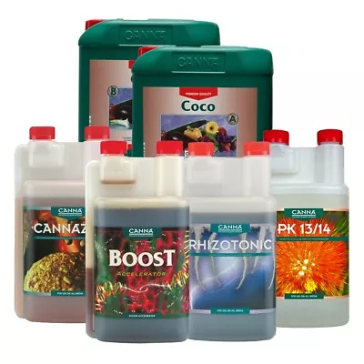 Canna Nutrients Boost PK 13/14 Coco Cannazym Flores Rhizotonic Vega Hydroponic • £67.19