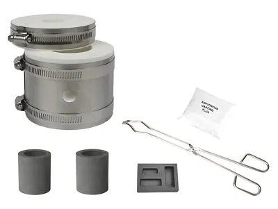 Deluxe Mini Pro Kiln Propane Gas Furnace Kit Melts Gold 10 Minutes Combo Mold • $162.95