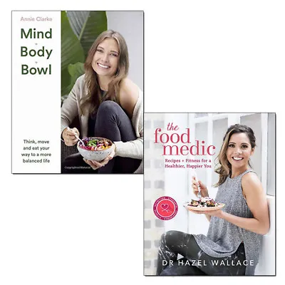 £14.99 • Buy Food Medic By Dr Hazel Wallace 2 Books Collection Pack Set Mind Body Bowl NEW