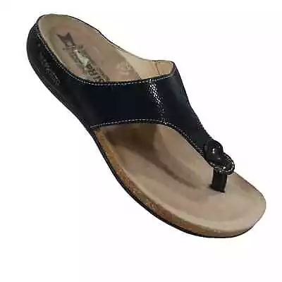 S2392 GUC Mephisto Agacia Toe Post Sandals Size 37 US 7 • $80