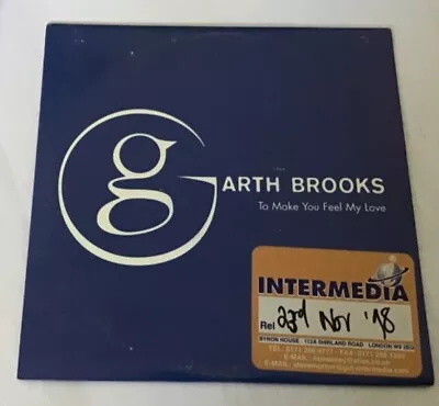 GARTH BROOKS To Make You Feel My Love CD UK Capitol 1998 1 Track CD Single Promo • £8