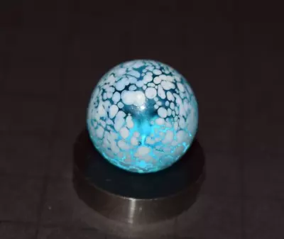 Unknown Transparent Blue Guinea Style Toy Marble Shooter Size .828 =53/64  MINT • $15