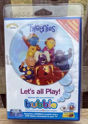 Rare Cbeebies TWEENIES Lets All Play Interactive DVD Game Bubble Console 2005 • £19.99