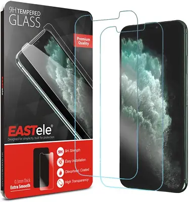 $12.54 • Buy Eastele Iphone 11 Pro Max/Xs Max 6.5-Inch Tempered Glass Screen Protector, 2-Pac