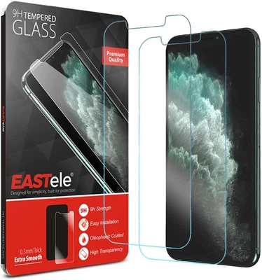 $12.54 • Buy Eastele Iphone 11 Pro Max/Xs Max 6.5-Inch Tempered Glass Screen Protector, 2-Pac