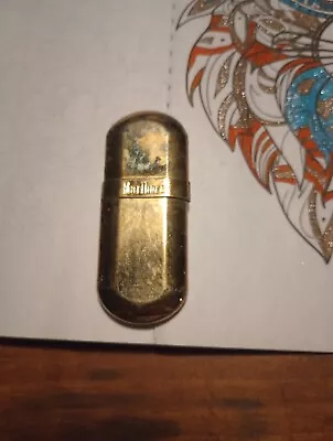 Vintage Marlboro Brass No. 6 Lighter With Case  • $0.99