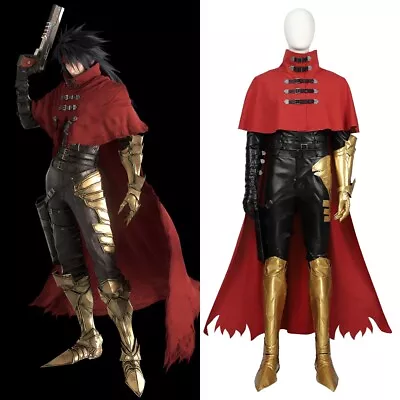 Vincent Valentine Costume Final Fantasy VII Rebirth Cosplay Suit Handmade • $281.89